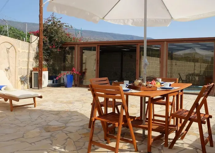 Casa En De Uva Con Piscina Privada, Cubierta Y Climatizada Feriehus *